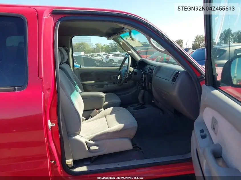 2004 Toyota Tacoma Prerunner V6 VIN: 5TEGN92N04Z455613 Lot: 45685626