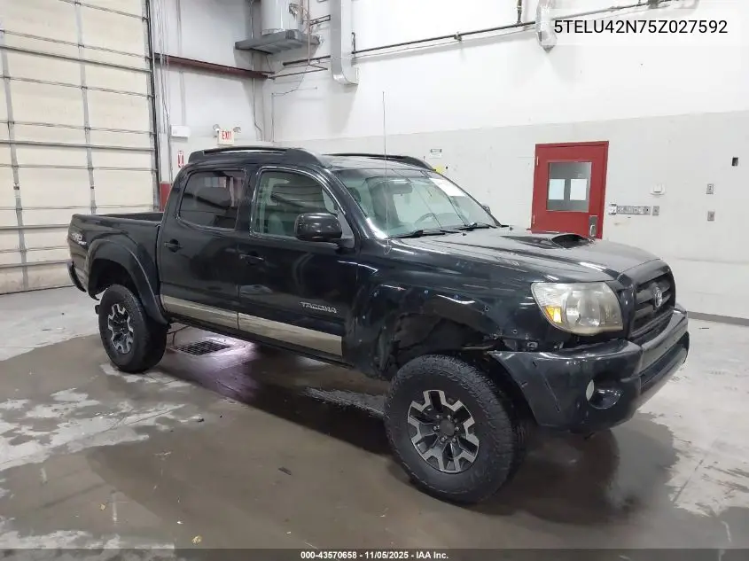 5TELU42N75Z027592 2005 Toyota Tacoma Base V6