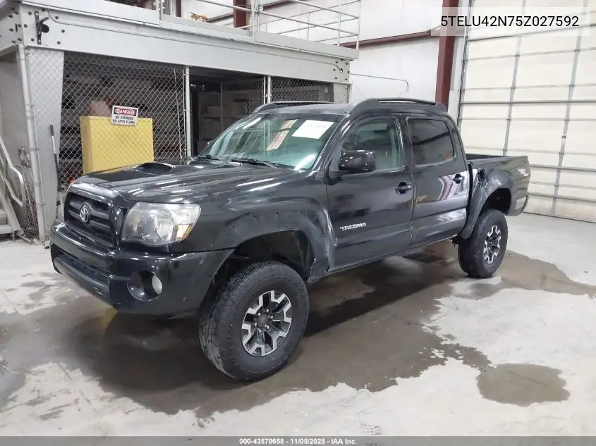 5TELU42N75Z027592 2005 Toyota Tacoma Base V6