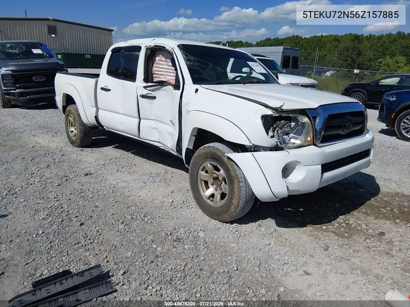2006 Toyota Tacoma Prerunner V6 VIN: 5TEKU72N56Z157885 Lot: 45676300