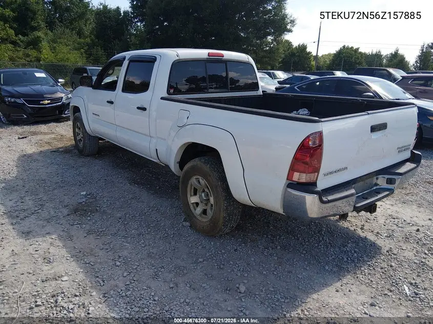 2006 Toyota Tacoma Prerunner V6 VIN: 5TEKU72N56Z157885 Lot: 45676300