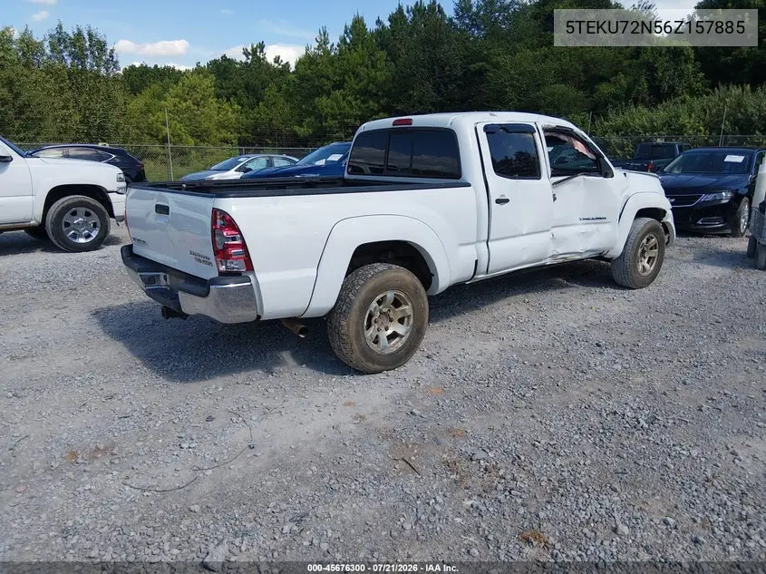 2006 Toyota Tacoma Prerunner V6 VIN: 5TEKU72N56Z157885 Lot: 45676300
