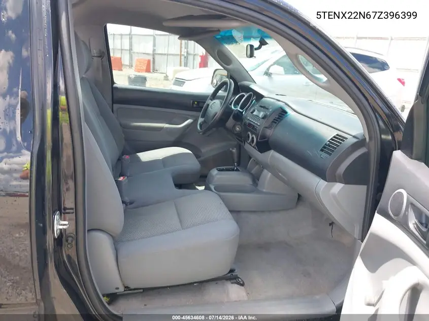 2007 Toyota Tacoma VIN: 5TENX22N67Z396399 Lot: 45634608