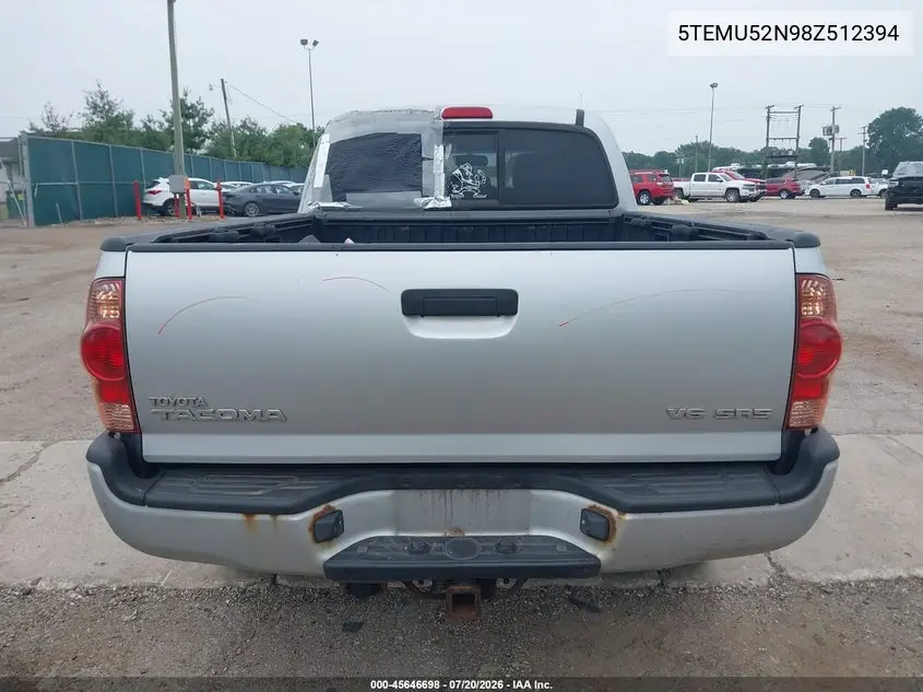 5TEMU52N98Z512394 2008 Toyota Tacoma Base V6