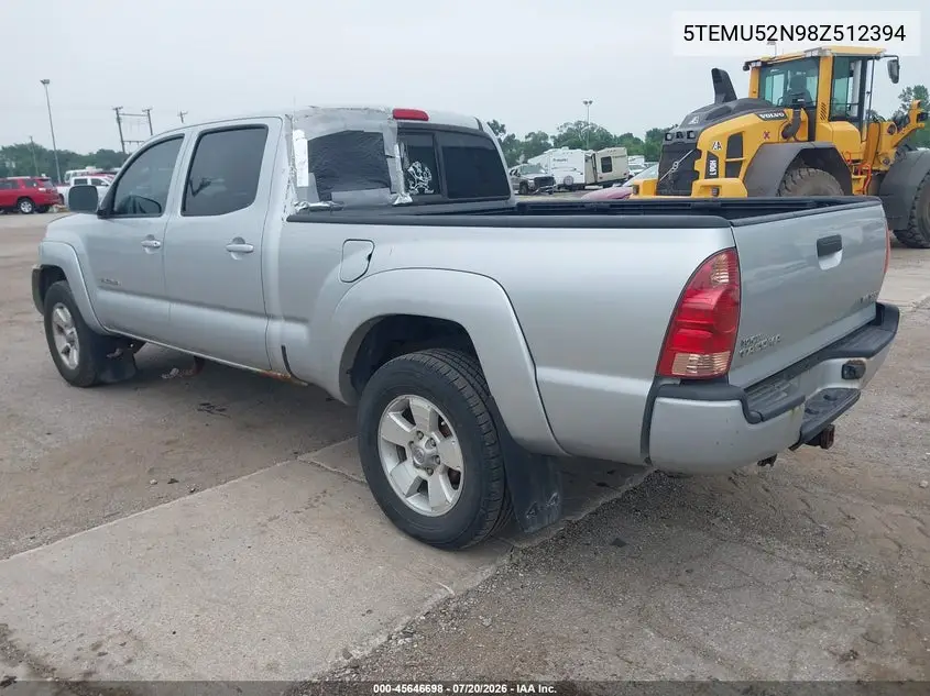 5TEMU52N98Z512394 2008 Toyota Tacoma Base V6
