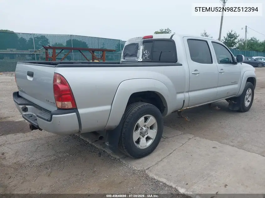 5TEMU52N98Z512394 2008 Toyota Tacoma Base V6