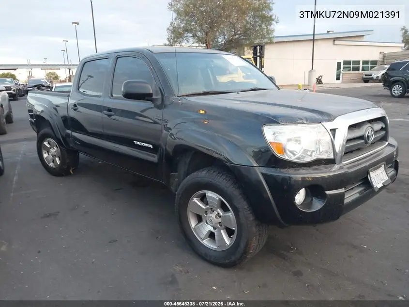 2009 Toyota Tacoma Prerunner V6 VIN: 3TMKU72N09M021391 Lot: 45645338