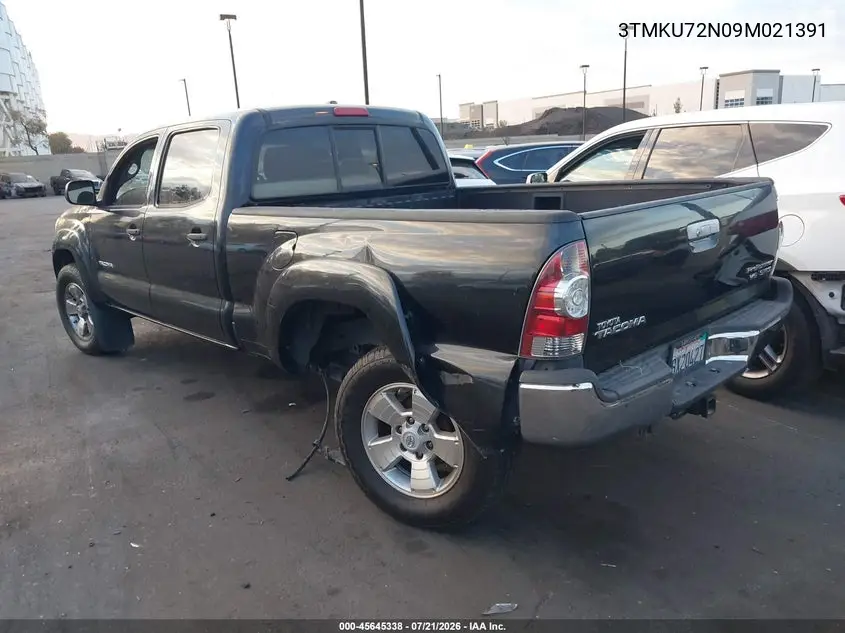 2009 Toyota Tacoma Prerunner V6 VIN: 3TMKU72N09M021391 Lot: 45645338