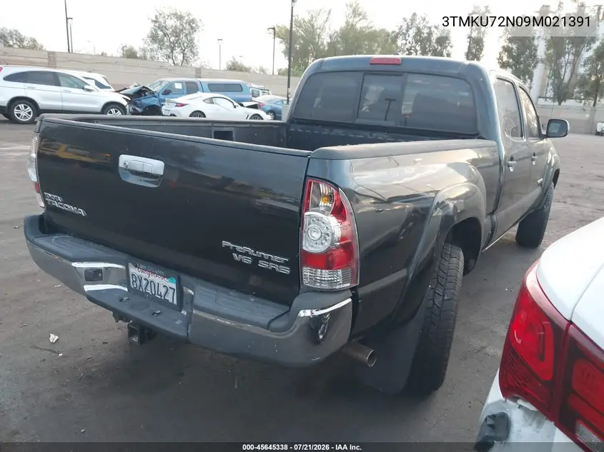 2009 Toyota Tacoma Prerunner V6 VIN: 3TMKU72N09M021391 Lot: 45645338