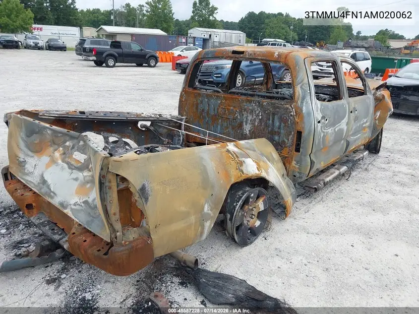2010 Toyota Tacoma Base V6 VIN: 3TMMU4FN1AM020062 Lot: 45587228