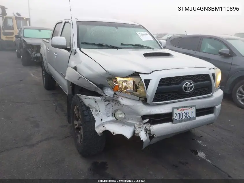 3TMJU4GN3BM110896 2011 Toyota Tacoma Prerunner V6