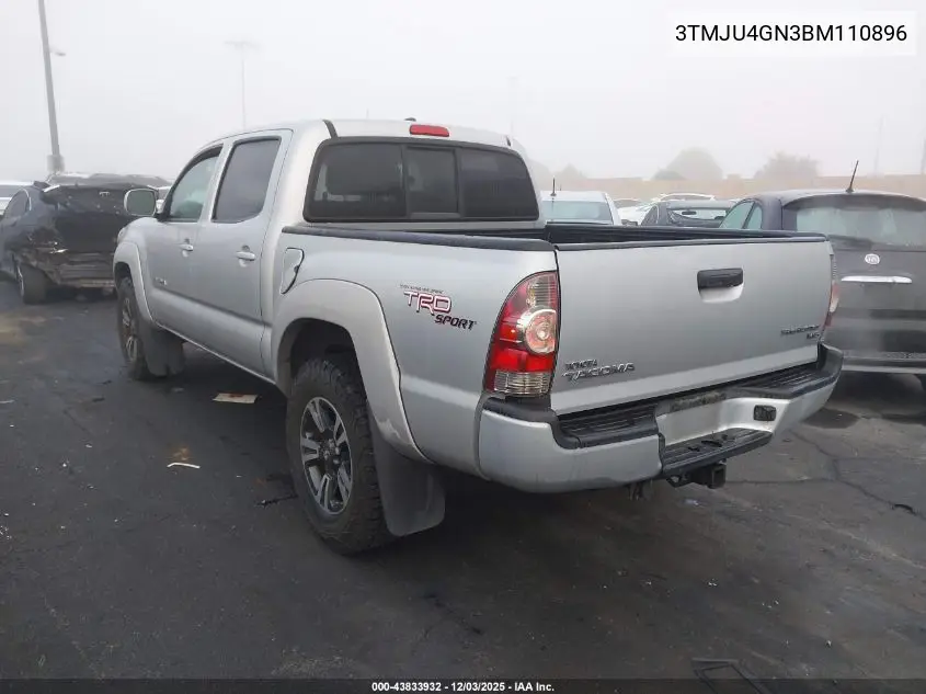 3TMJU4GN3BM110896 2011 Toyota Tacoma Prerunner V6