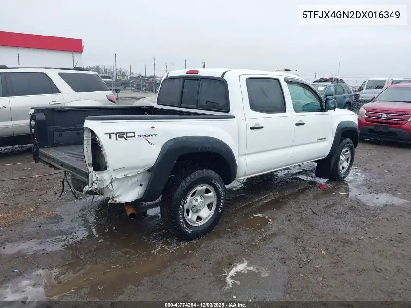 5TFJX4GN2DX016349 2013 Toyota Tacoma Prerunner