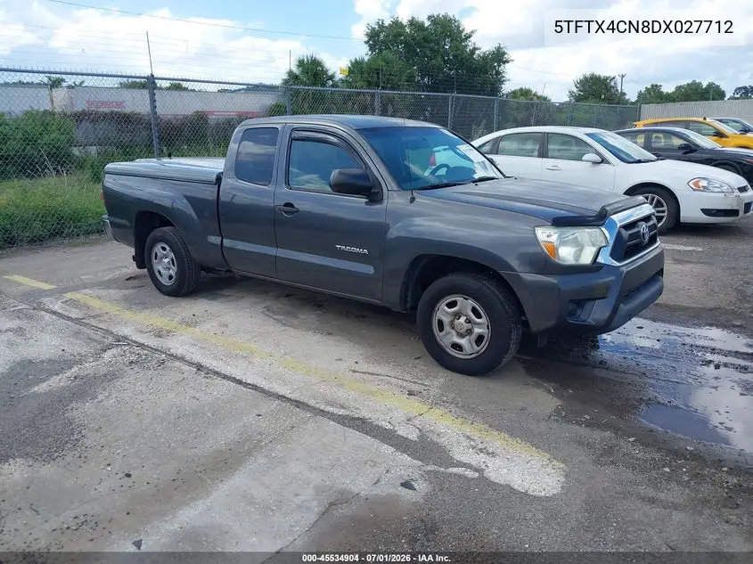 2013 Toyota Tacoma VIN: 5TFTX4CN8DX027712 Lot: 45534904