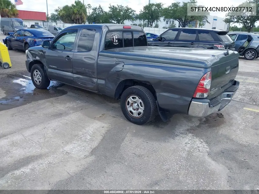 2013 Toyota Tacoma VIN: 5TFTX4CN8DX027712 Lot: 45534904