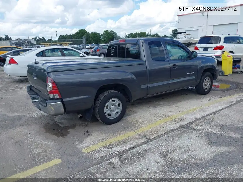 2013 Toyota Tacoma VIN: 5TFTX4CN8DX027712 Lot: 45534904