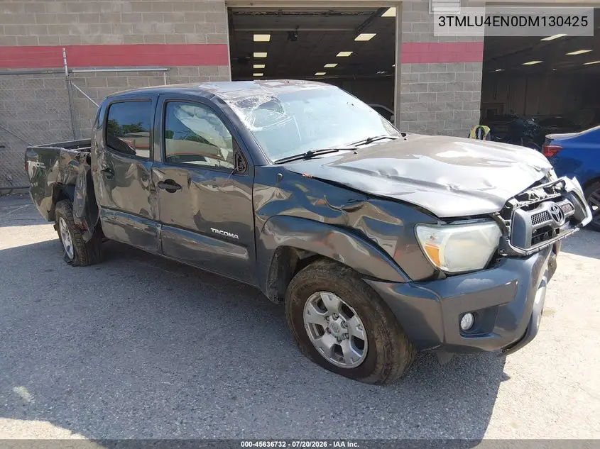 2013 Toyota Tacoma Base V6 VIN: 3TMLU4EN0DM130425 Lot: 45636732