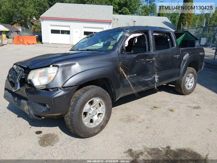2013 Toyota Tacoma Base V6 VIN: 3TMLU4EN0DM130425 Lot: 45636732