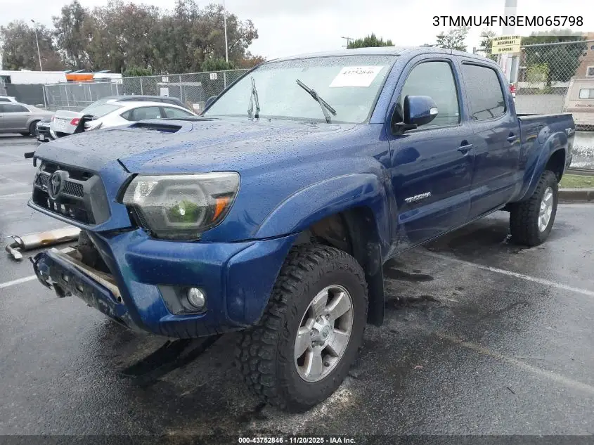 3TMMU4FN3EM065798 2014 Toyota Tacoma Base V6
