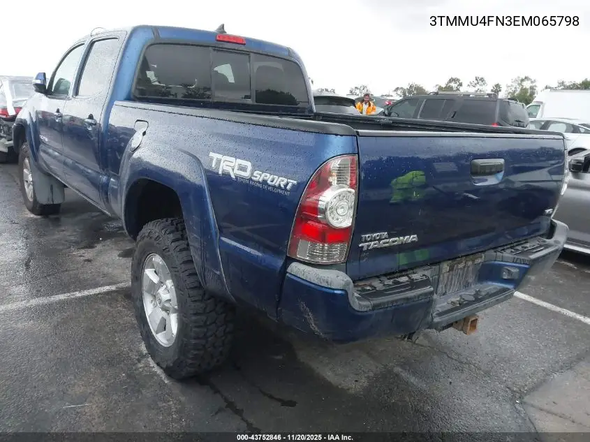 3TMMU4FN3EM065798 2014 Toyota Tacoma Base V6