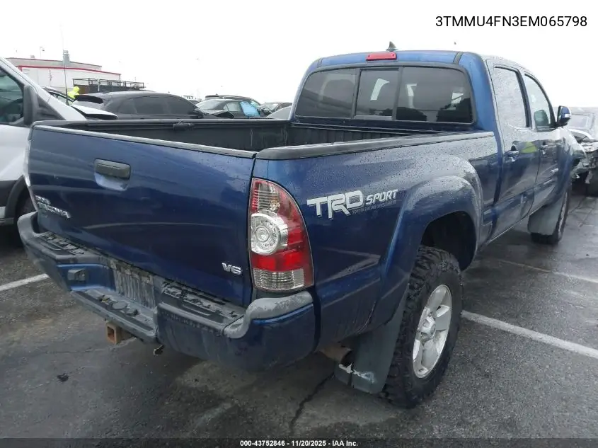 3TMMU4FN3EM065798 2014 Toyota Tacoma Base V6