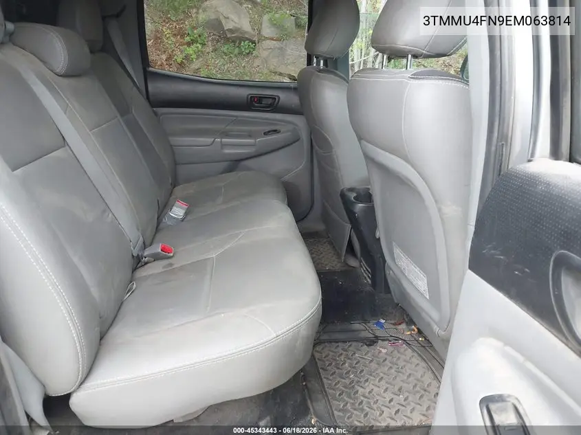 2014 Toyota Tacoma Base V6 VIN: 3TMMU4FN9EM063814 Lot: 45343443