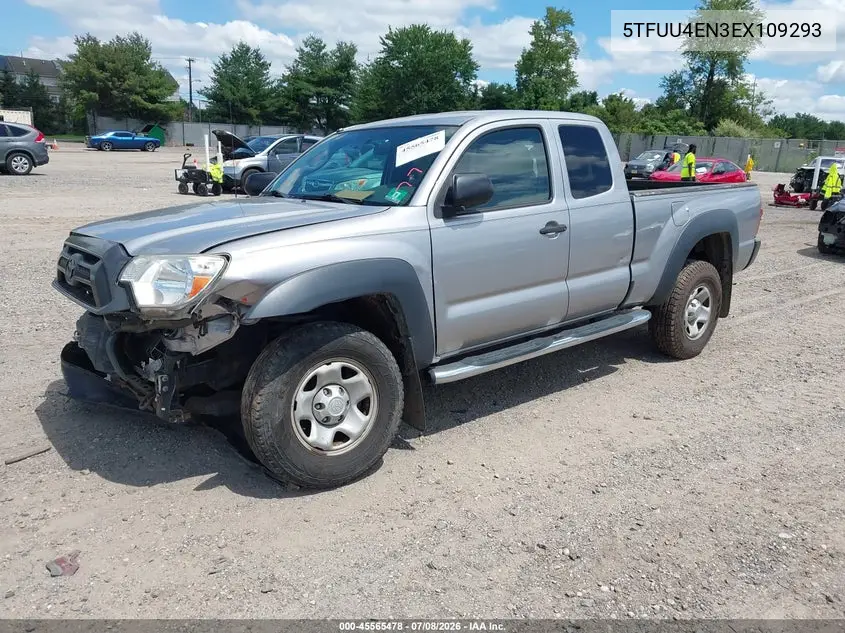 2014 Toyota Tacoma Base V6 VIN: 5TFUU4EN3EX109293 Lot: 45565478