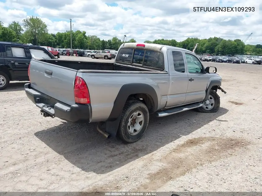 2014 Toyota Tacoma Base V6 VIN: 5TFUU4EN3EX109293 Lot: 45565478