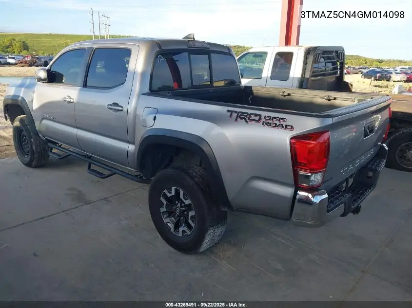 3TMAZ5CN4GM014098 2016 Toyota Tacoma Trd Off Road