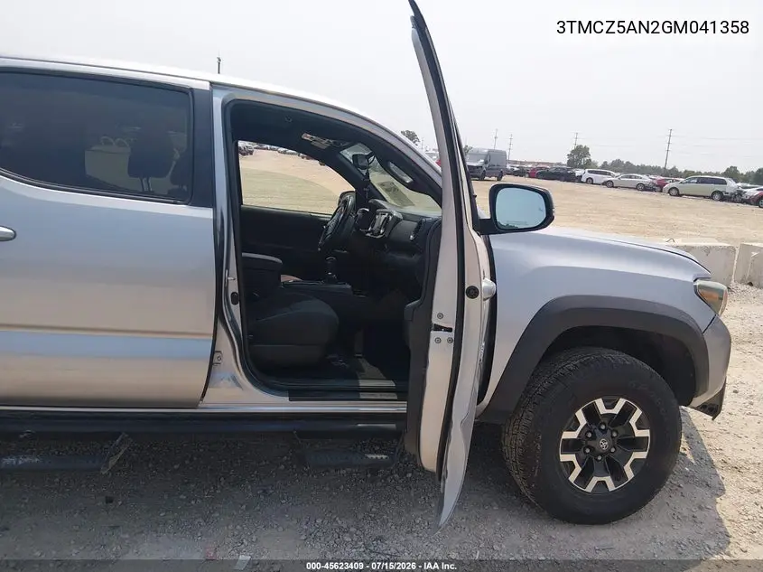 2016 Toyota Tacoma Trd Off Road VIN: 3TMCZ5AN2GM041358 Lot: 45623409