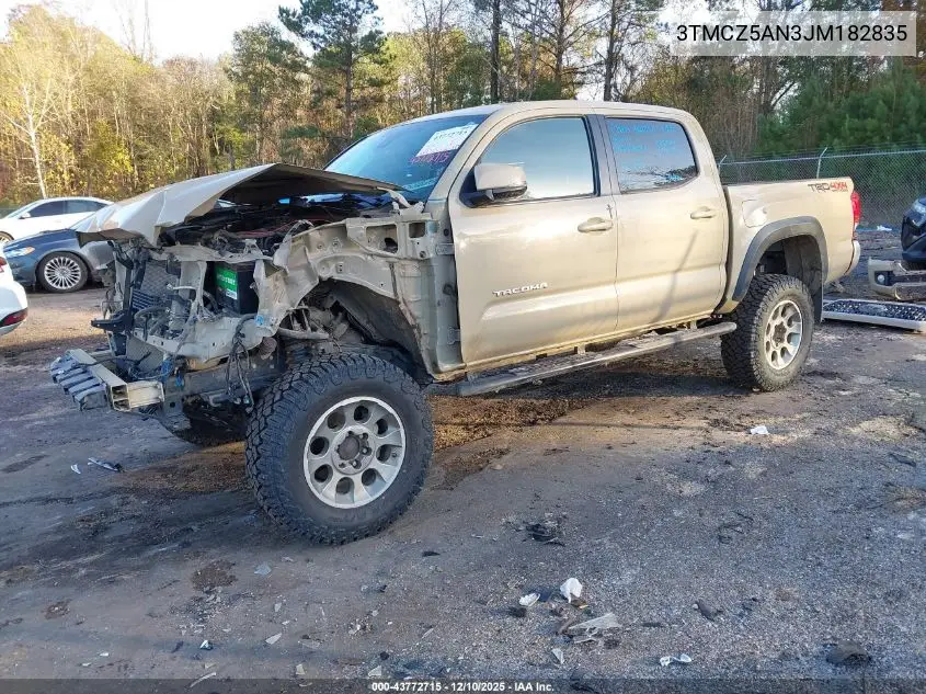3TMCZ5AN3JM182835 2018 Toyota Tacoma Trd Off Road