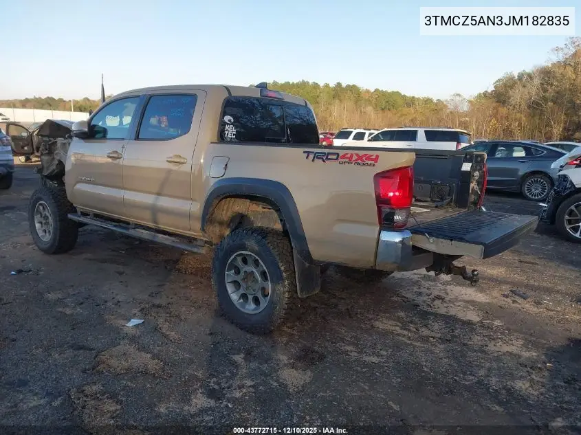 3TMCZ5AN3JM182835 2018 Toyota Tacoma Trd Off Road