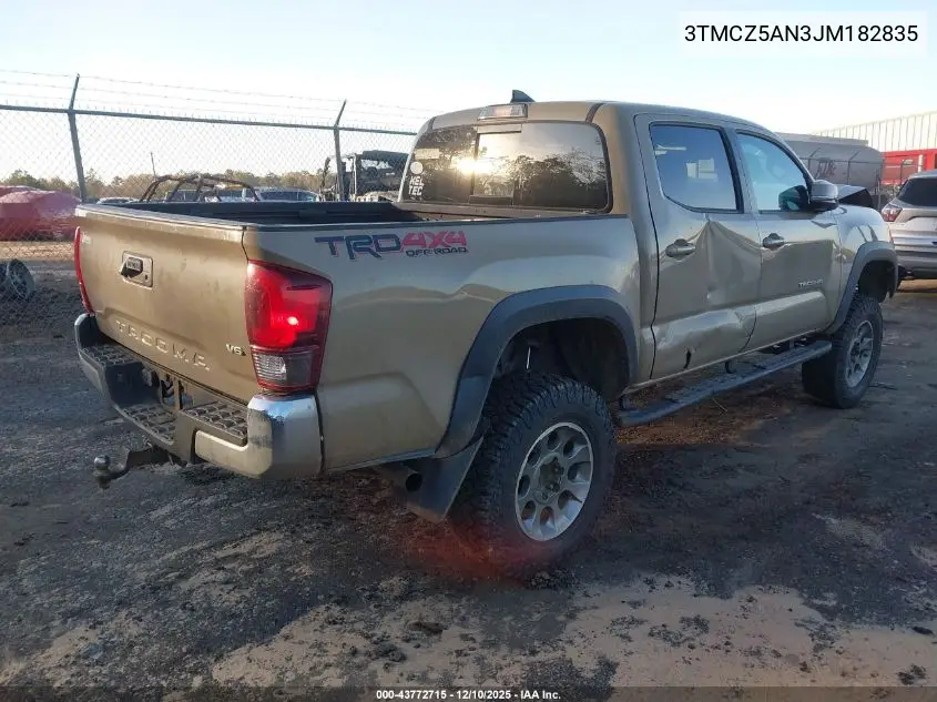 3TMCZ5AN3JM182835 2018 Toyota Tacoma Trd Off Road