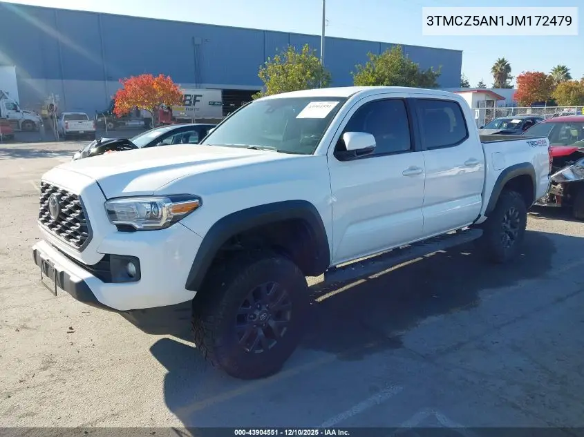 3TMCZ5AN1JM172479 2018 Toyota Tacoma Trd Off Road