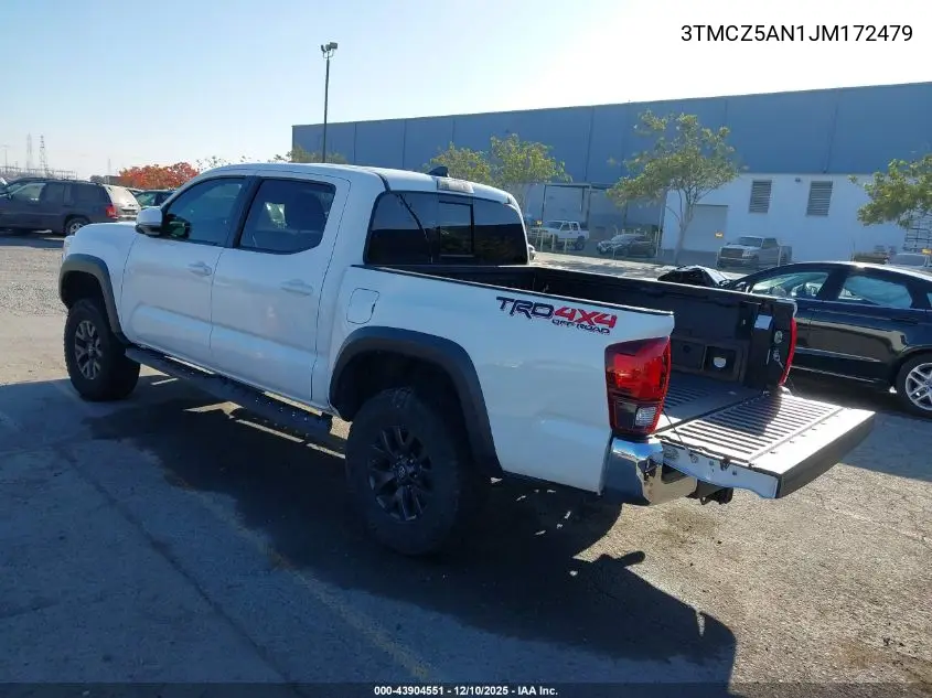 3TMCZ5AN1JM172479 2018 Toyota Tacoma Trd Off Road