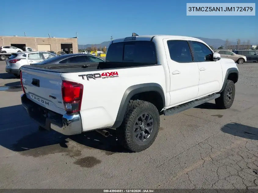 3TMCZ5AN1JM172479 2018 Toyota Tacoma Trd Off Road