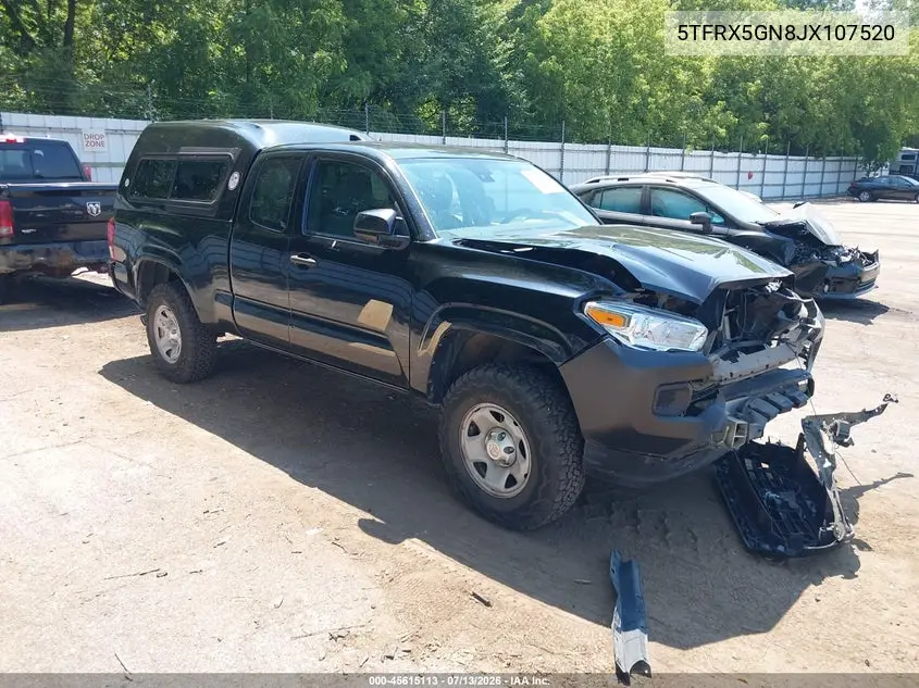 2018 Toyota Tacoma Sr VIN: 5TFRX5GN8JX107520 Lot: 45615113
