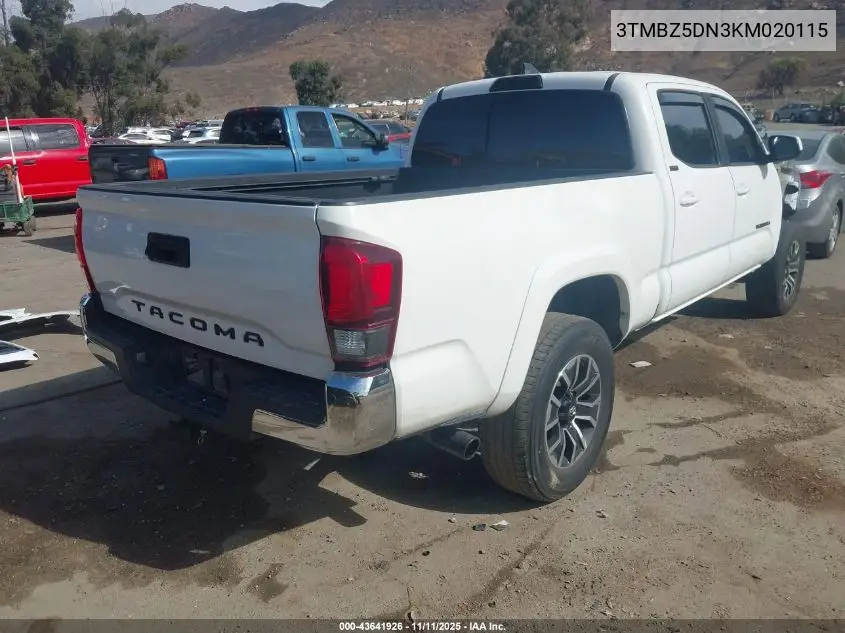 3TMBZ5DN3KM020115 2019 Toyota Tacoma Sr5