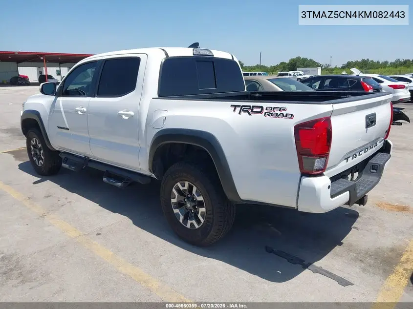 2019 Toyota Tacoma Trd Off Road VIN: 3TMAZ5CN4KM082443 Lot: 45660359