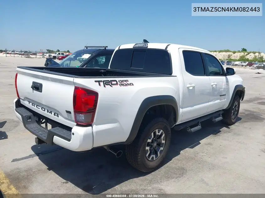 2019 Toyota Tacoma Trd Off Road VIN: 3TMAZ5CN4KM082443 Lot: 45660359