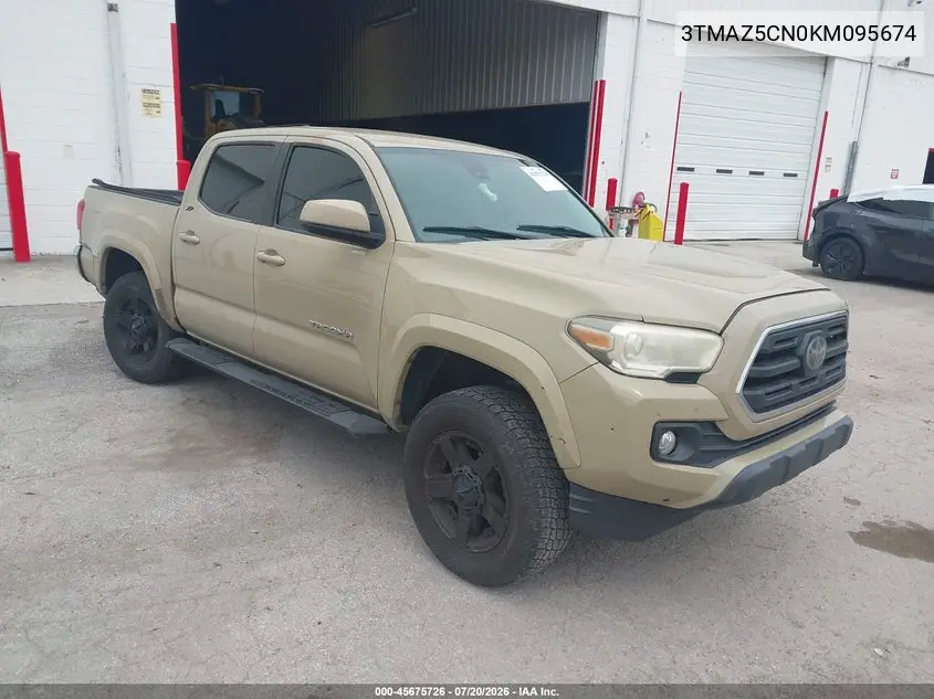 2019 Toyota Tacoma Sr5 V6 VIN: 3TMAZ5CN0KM095674 Lot: 45675726