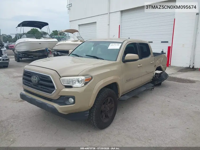 2019 Toyota Tacoma Sr5 V6 VIN: 3TMAZ5CN0KM095674 Lot: 45675726
