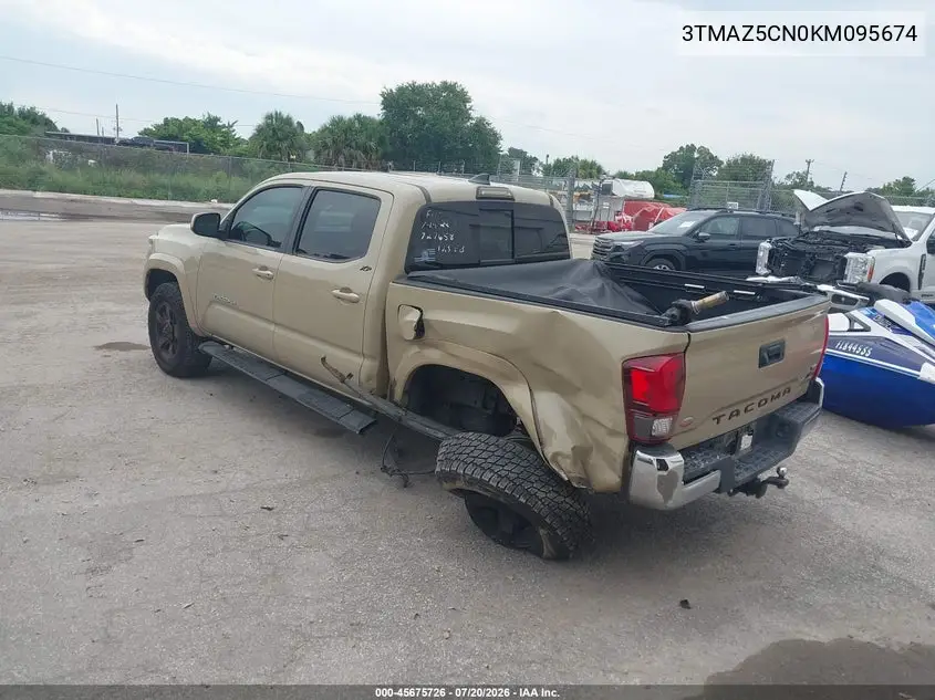 2019 Toyota Tacoma Sr5 V6 VIN: 3TMAZ5CN0KM095674 Lot: 45675726