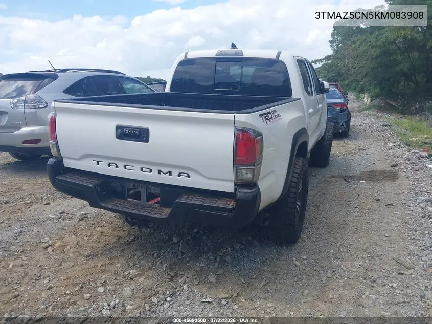 2019 Toyota Tacoma Trd Off Road VIN: 3TMAZ5CN5KM083908 Lot: 45693500