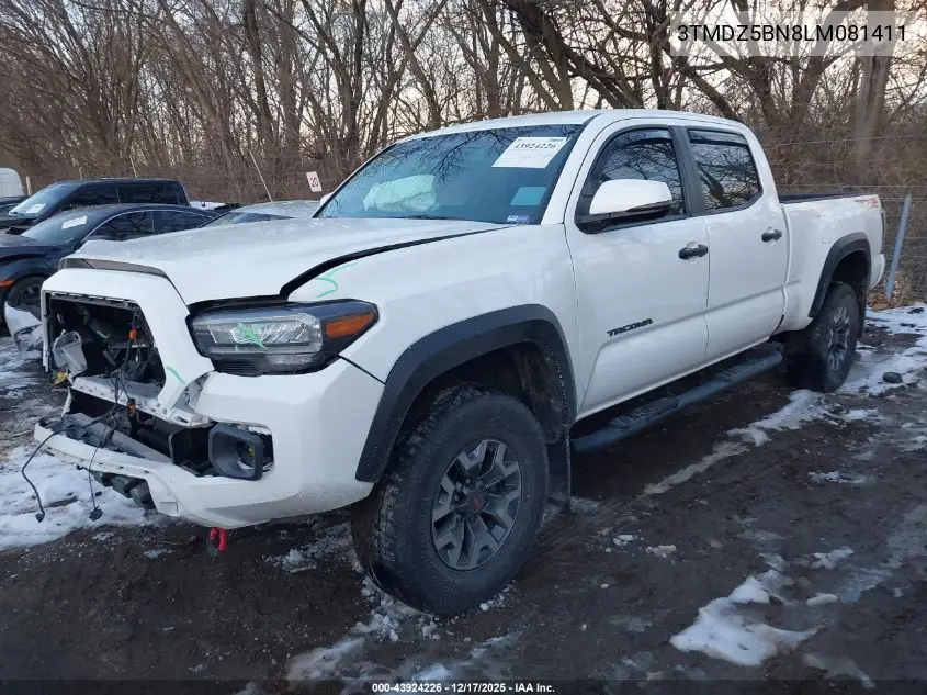 3TMDZ5BN8LM081411 2020 Toyota Tacoma Trd Off-Road