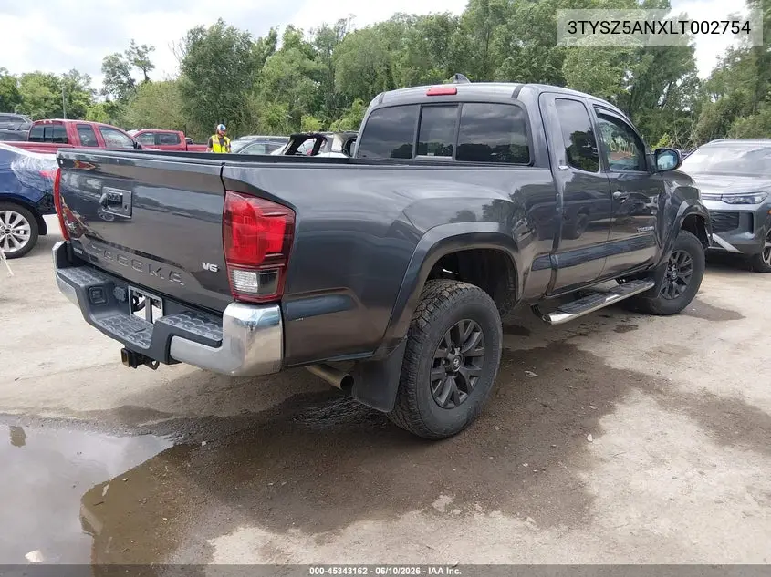 2020 Toyota Tacoma Sr5 V6 VIN: 3TYSZ5ANXLT002754 Lot: 45343162
