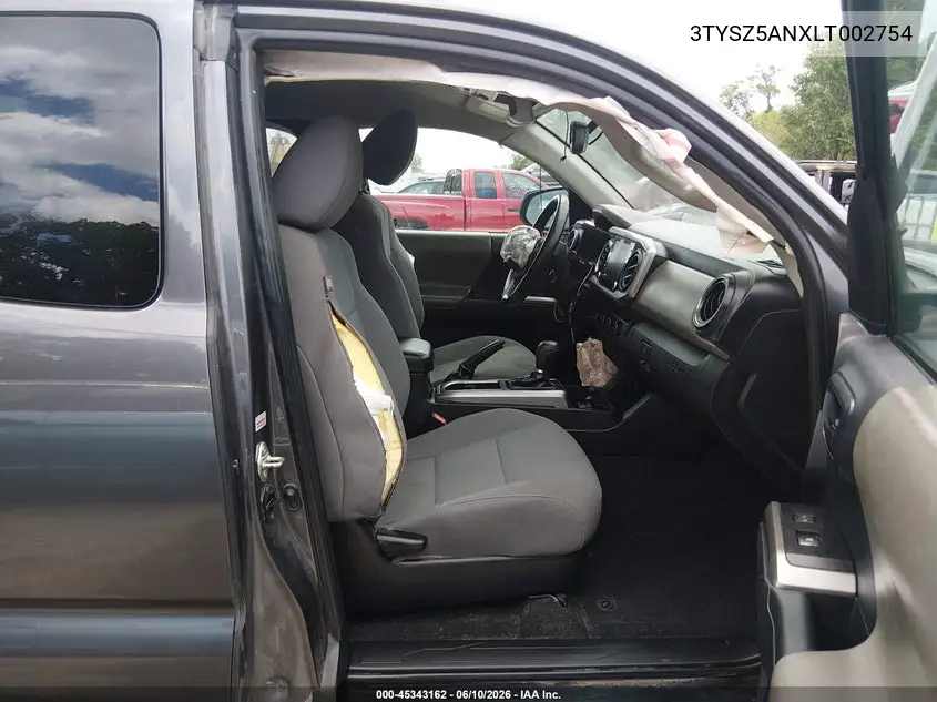2020 Toyota Tacoma Sr5 V6 VIN: 3TYSZ5ANXLT002754 Lot: 45343162