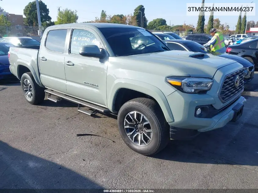 3TMCZ5AN4NM466237 2022 Toyota Tacoma Trd Sport