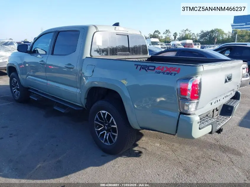 3TMCZ5AN4NM466237 2022 Toyota Tacoma Trd Sport