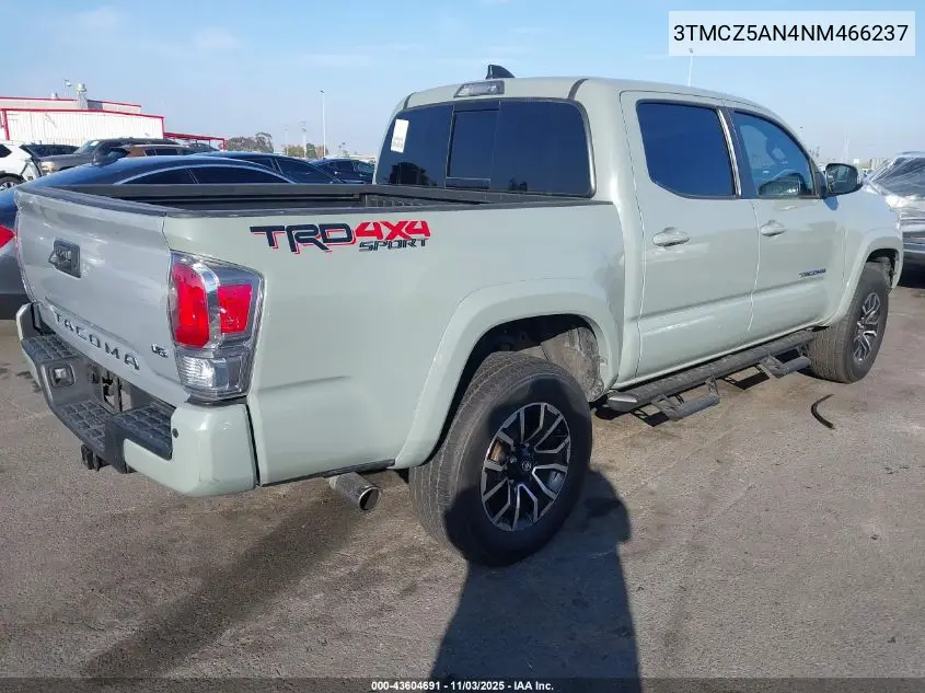 3TMCZ5AN4NM466237 2022 Toyota Tacoma Trd Sport